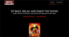 Desktop Screenshot of napiertheatre.com